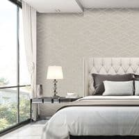 Belgravia Luciano Geometric Soft Beige 3853 Wallpaper